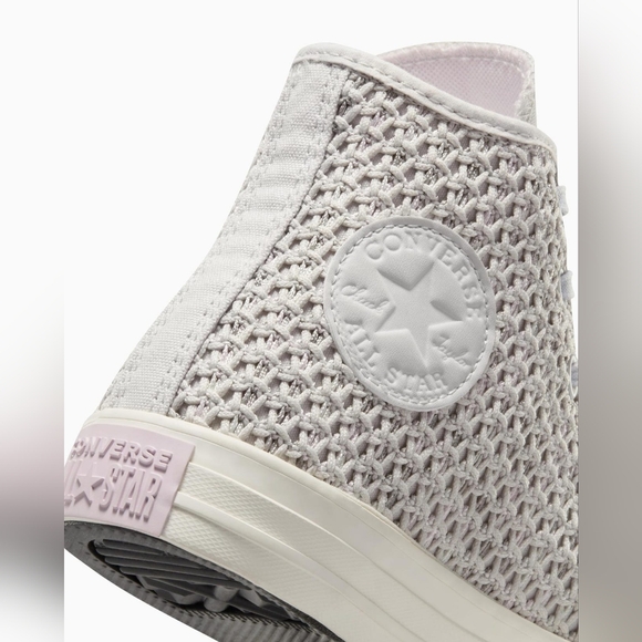 NWT, Converse Chuck Taylor All Star Crochet High Top Sneaker, SIZE 40 - Picture 10 of 11